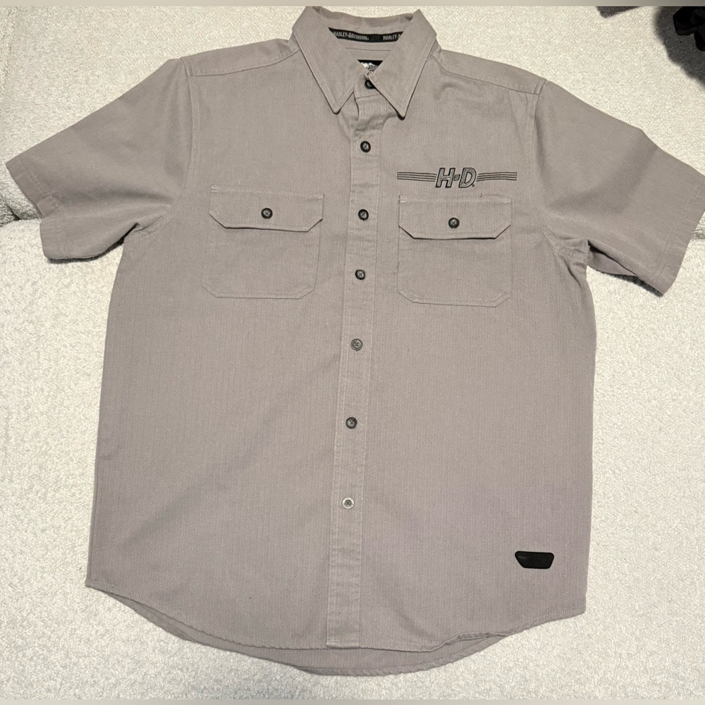 Harley-Davidson Men’s Button-Up Short Sleeve Shirt